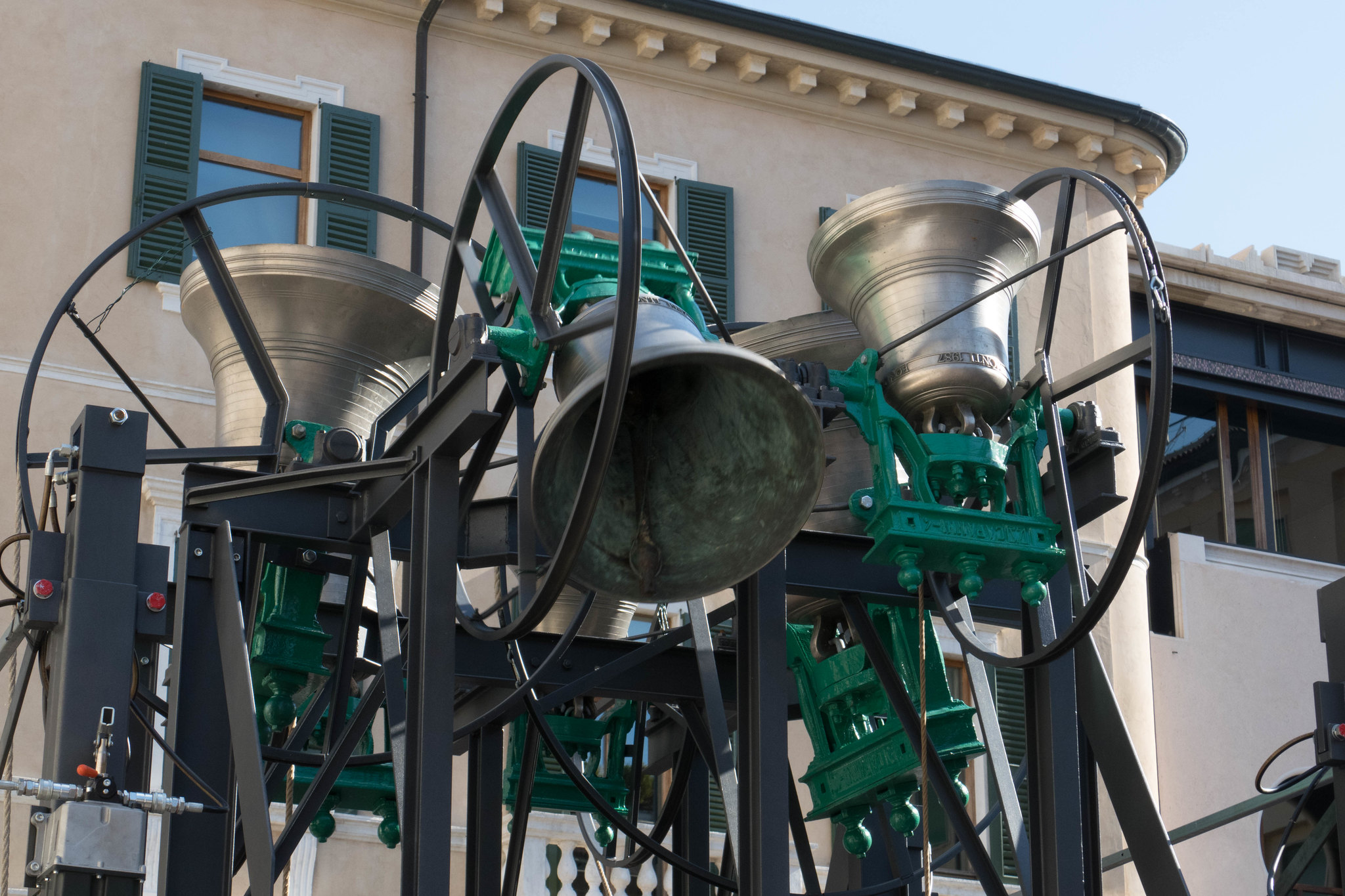 Campanile mobile durante una concertazione